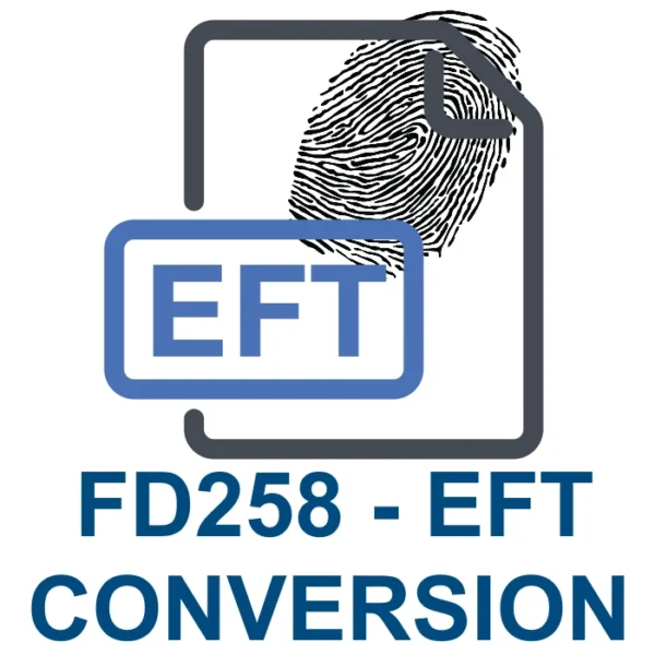 FD258-EFT Fingerprint Conversion Service